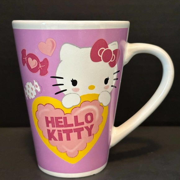 Sanrio, "Hello Kitty" Japanese Kitty White, Just For You, Mug/Cup. 2015 *HTF - Picture 2 of 11